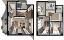 2-room apartment 902, 159.2 m² on floor 9 at Queen's Residence, Building A — floor plan 2