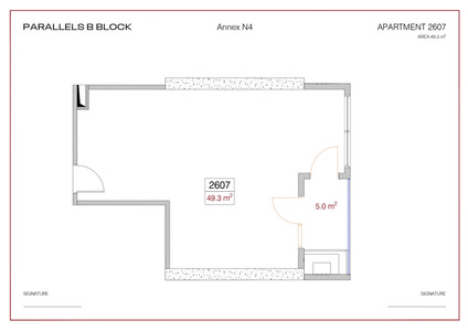 1-room — 49 m²