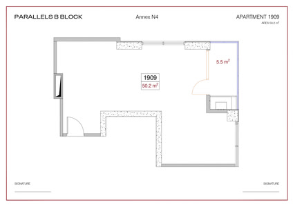 1-room — 50–50.2 m²