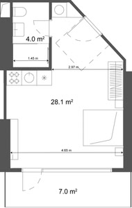 Студия — 35.1–35.3 м²