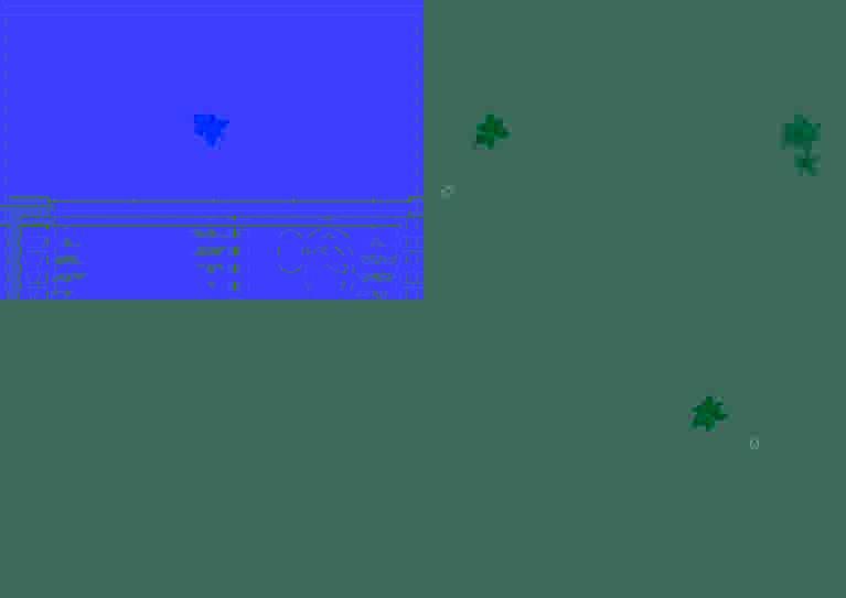 2-ოთახიანი ბინა № 1515, 83.7 მ², 15-ე სართულზე Monogram-ში, კორპუსი 1 — გეგმა 1